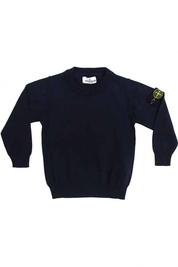 Stone Island Kids Sweater with logo